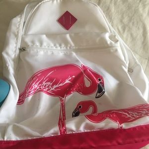 Pink backpack
